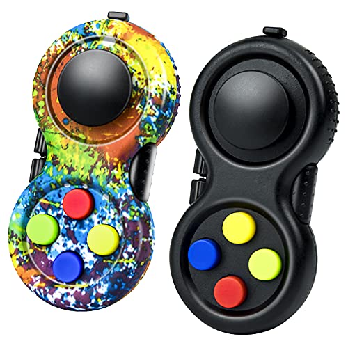 WTYCD Original Fidget Toy Game, Rubberized Classical Controller Fidget Concentration Toy with 8-Fidget