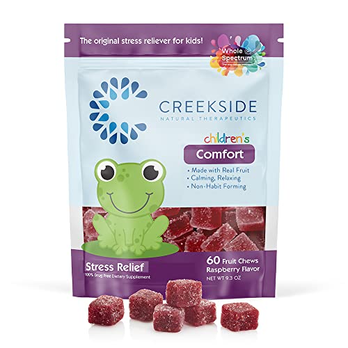 Creekside Naturals Children's Comfort, Real Fruit Chews with L5-HTP, Passionflower,